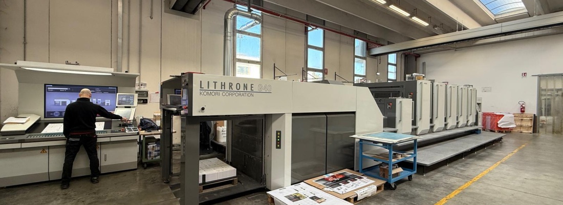 Camporese sold to CombiGraf one Komori GL 540+LX year 2017 full-optional 