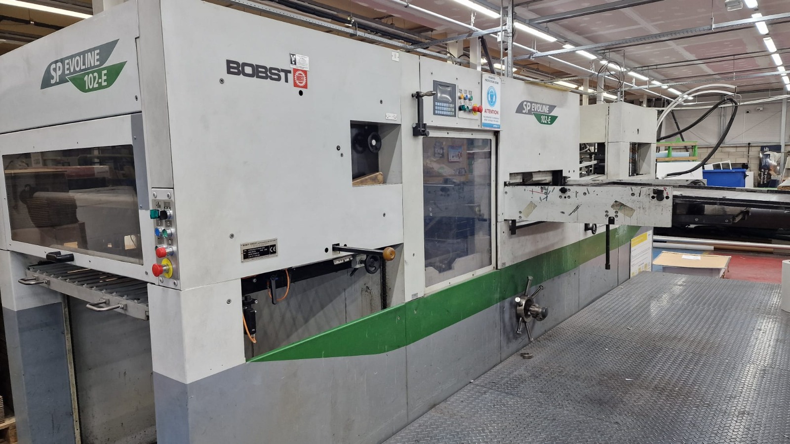 Bobst SP EVOLINE 102-E Year 2002 Size 