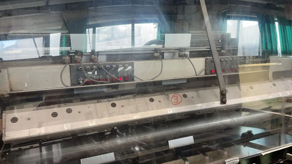 Bobst SP 126 BMA Anno 1992 Formato 